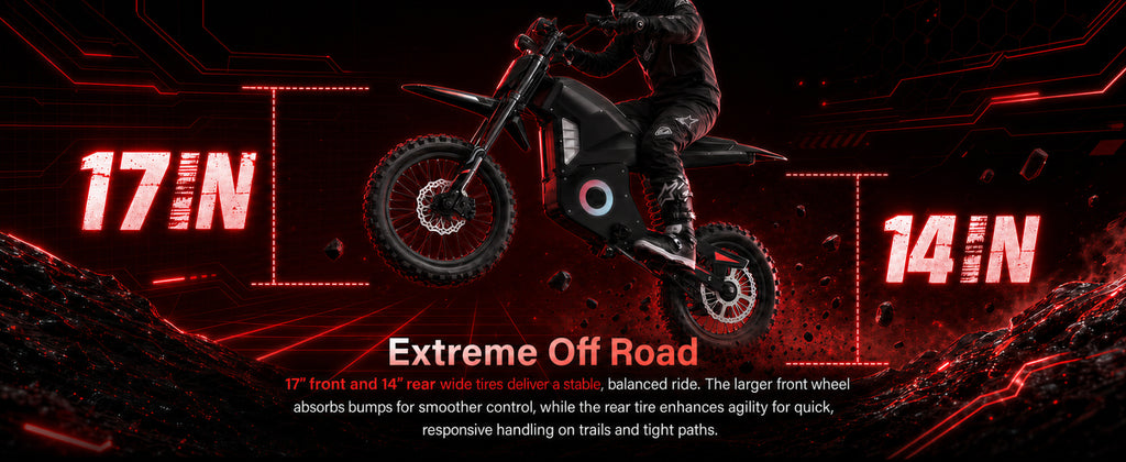 SU-01 Pro 2000W Peak Electric Dirt Bike - A3